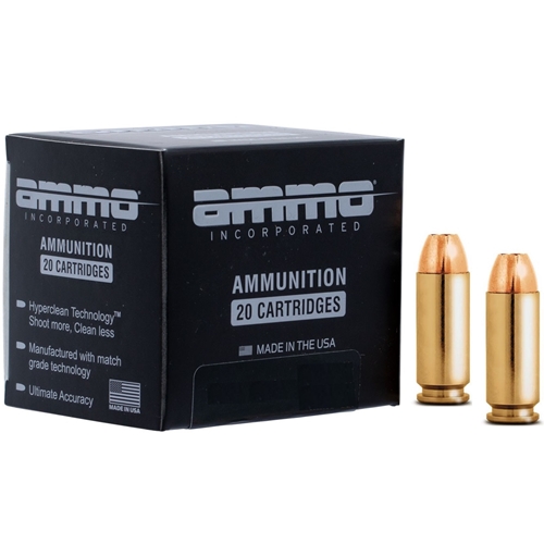 Ammunition Ammo Inc. 10180JHP A20 10mm Ammo, Inc. 10 mm 180 qr Jacketed Hollow Point Siqnature Line • Model: 10180JHP-A20